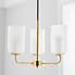 Palazzo Chrome 3 Light Ceiling Fitting Gold