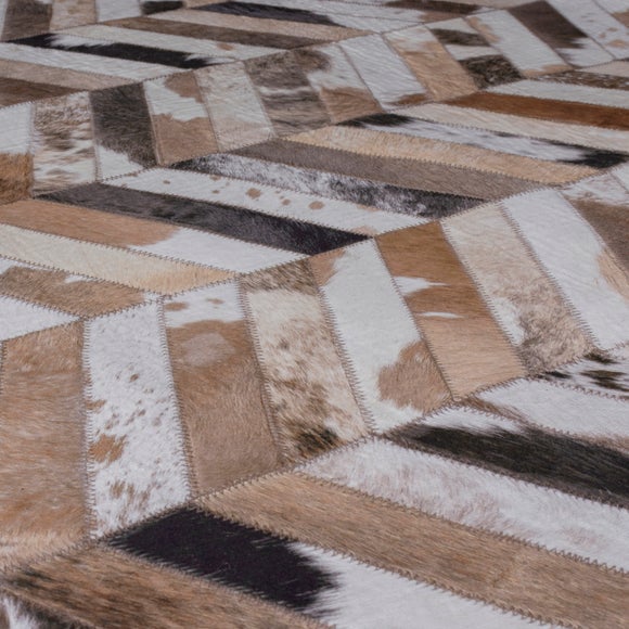 Jesse Faux Cowhide Rug Dunelm