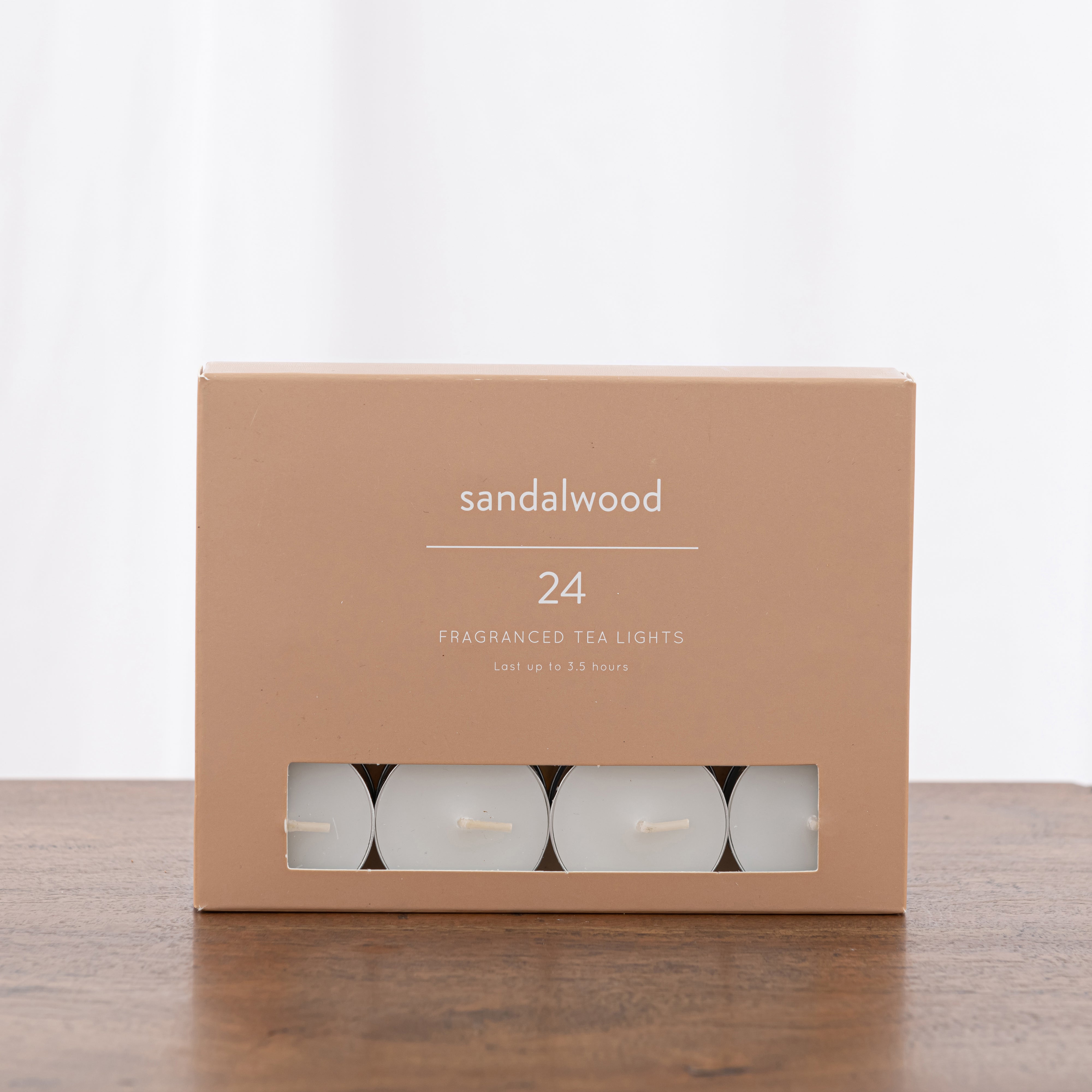 Set of 24 Sandalwood Tealights