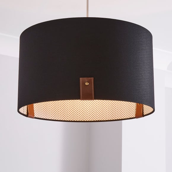 Dorrian 40cm Drum Shade Dunelm