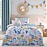 Naive Floral Blue 100% Cotton Reversible Duvet Cover and Pillowcase Set  undefined