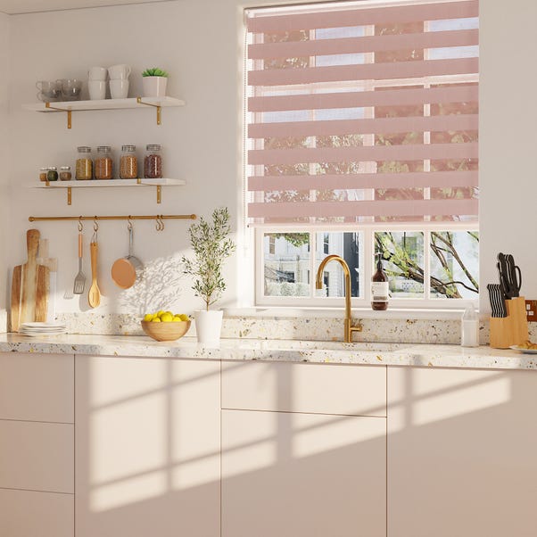 Day and Night Blush Daylight Roller Blind  undefined