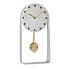 Metal Pendulum Clock White