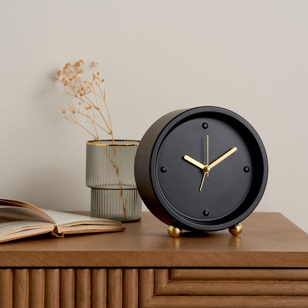 Black and Gold Alarm Clock image 1 of 3