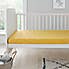 Set of 2 Spotted 100% Cotton Jersey Fitted Sheets Mustard (Yellow) undefined