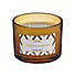 Multiwick Amber Candle Brown