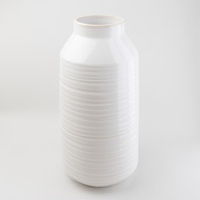 Churchgate Ceramic Ripple 40cm Vase 