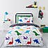 Origami Dino 100% Cotton Reversible Duvet Cover and Pillowcase Set  undefined