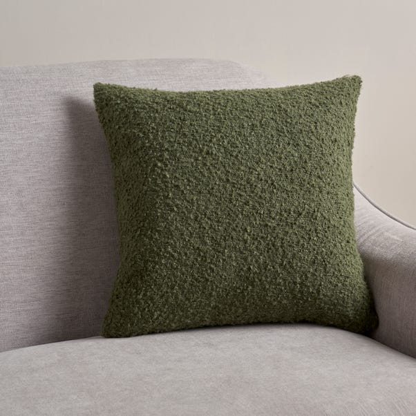 Boucle Cushion  Olive (Green) undefined