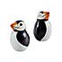 Puffin Salt and Pepper Shakers MultiColoured