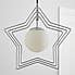 Star Ceiling Fitting Silver