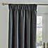 Wynter Charcoal Thermal Pencil Pleat Curtains  undefined