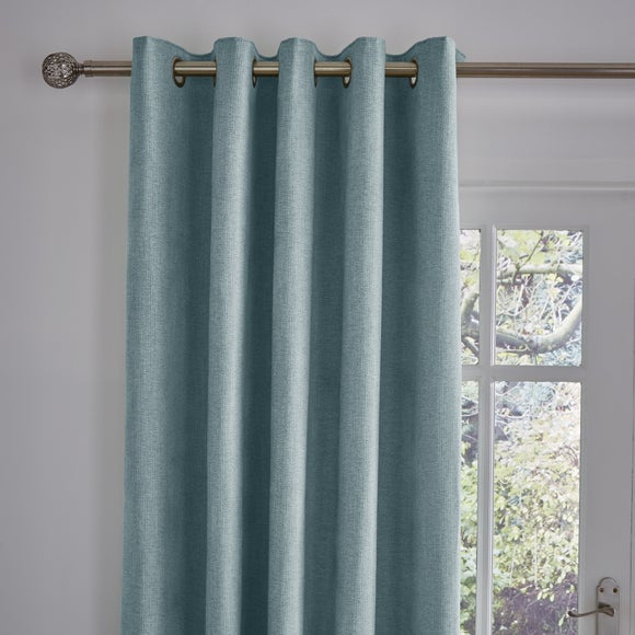 Wynter Seafoam Thermal Eyelet Curtains Dunelm