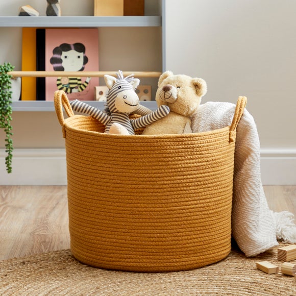 Rope toy shop basket