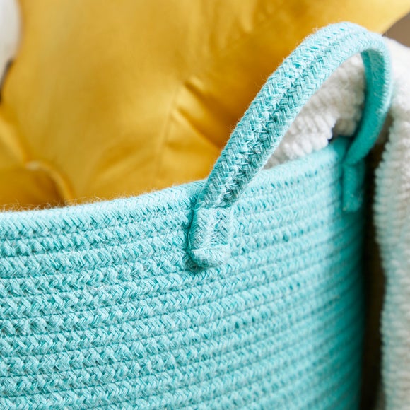 Large Cotton Rope Basket Dunelm