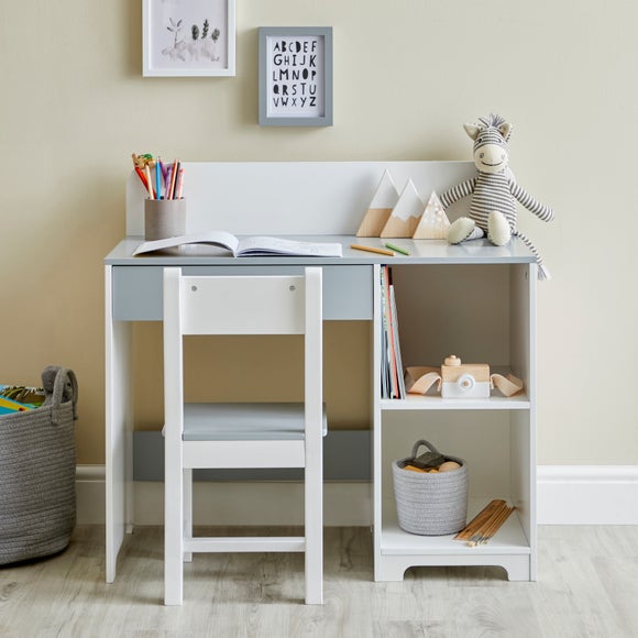 Kids desk best sale chair with storage