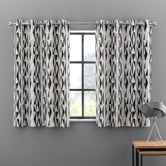 Photo 5 of Elements Triangles Eyelet Curtains Photo 5 of Elements Triangles Eyelet Curtains