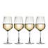 Set of 4 Lustre Large Wine Glasses Clear