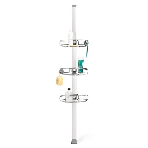 simplehuman 1.5m-2.4m Tension Shower Caddy image 1 of 5