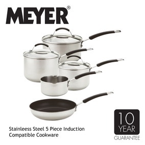 Meyer Induction Stainless Steel 5 Piece Set