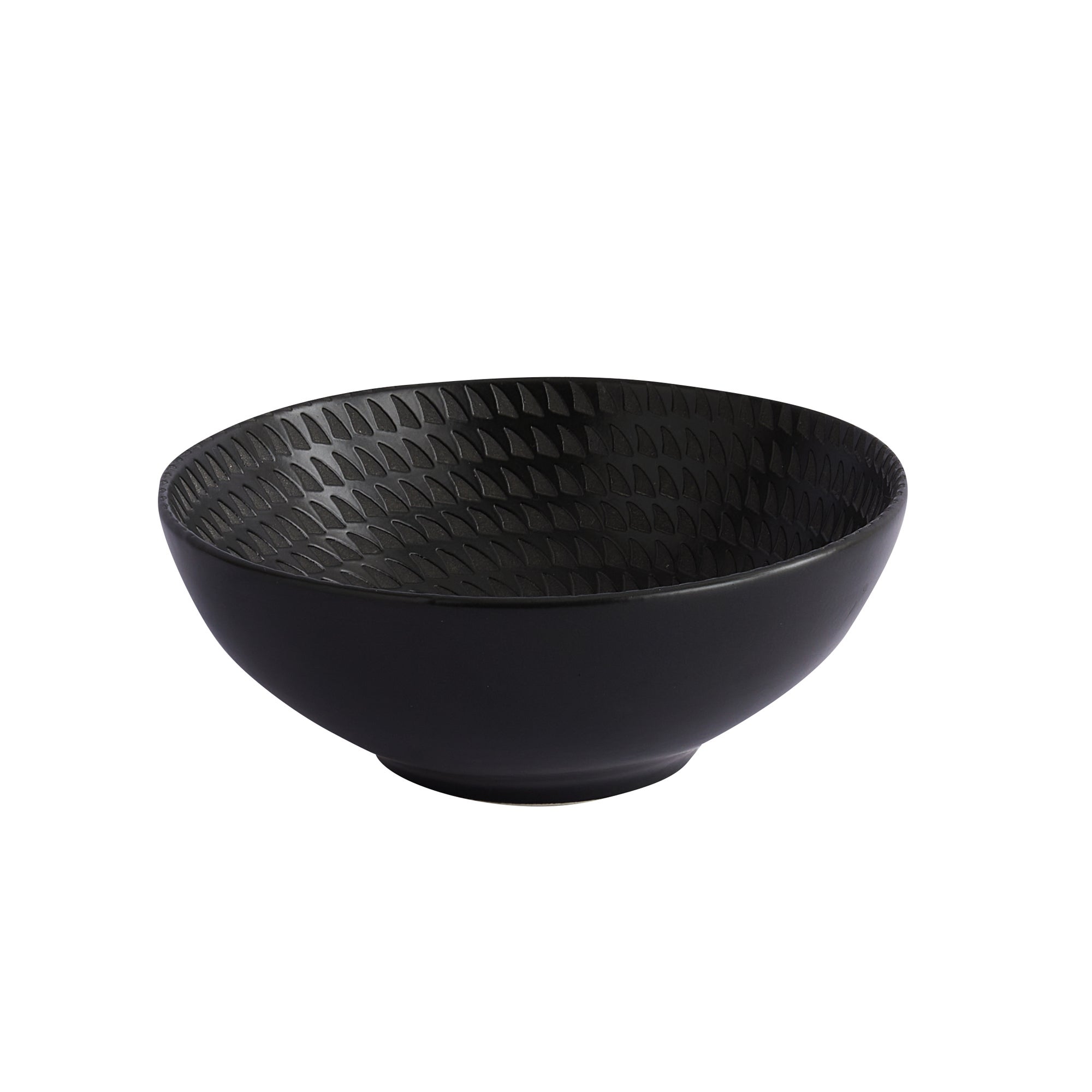 Carbon Stoneware Cereal Bowl Black