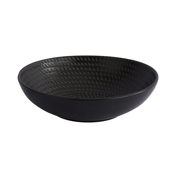 Carbon Stoneware Pasta Bowl image 1 of 2