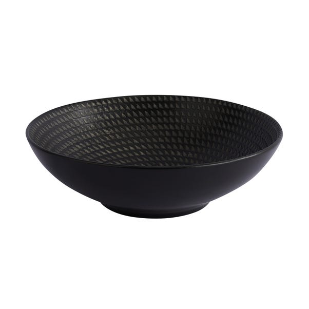 Carbon Serving Bowl  Black