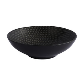 Carbon Stoneware Serving Bowl