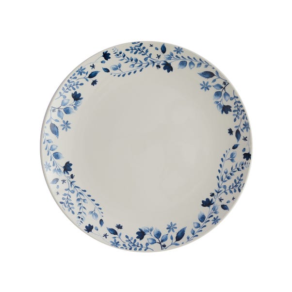 Indigo Meadow Porcelain Dinner Plate image 1 of 2