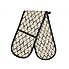 Global Ikat Double Oven Gloves Grey