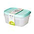 Set of 3 2L Food Storage Boxes Clear