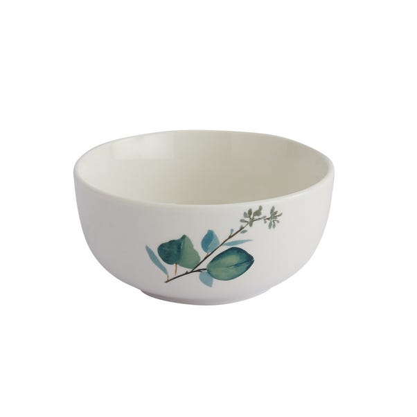 Eucalyptus Porcelain Cereal Bowl image 1 of 2