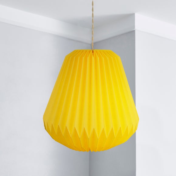 yellow lampshade dunelm