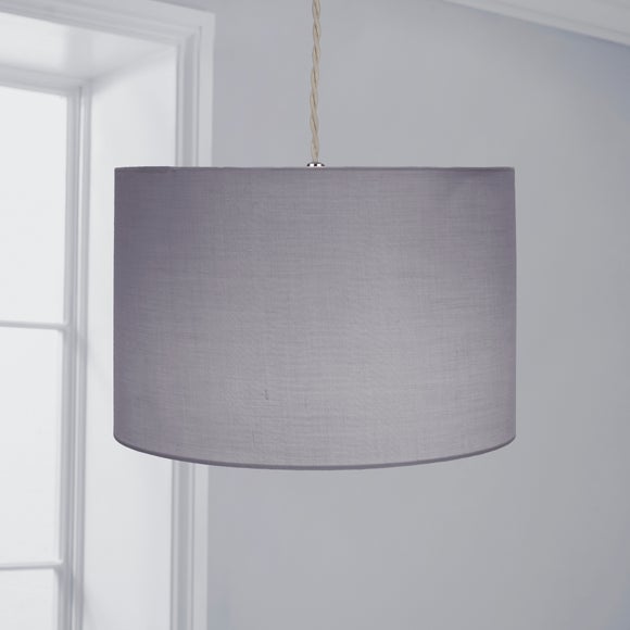 dunelm grey ceiling shade