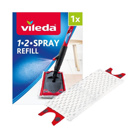 2 Spray Mop Replacement Refill Mop Head Microfibre Mop Pads UK Vileda 2x For Vileda 1 