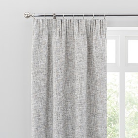 Harlow Natural Pencil Pleat Curtains