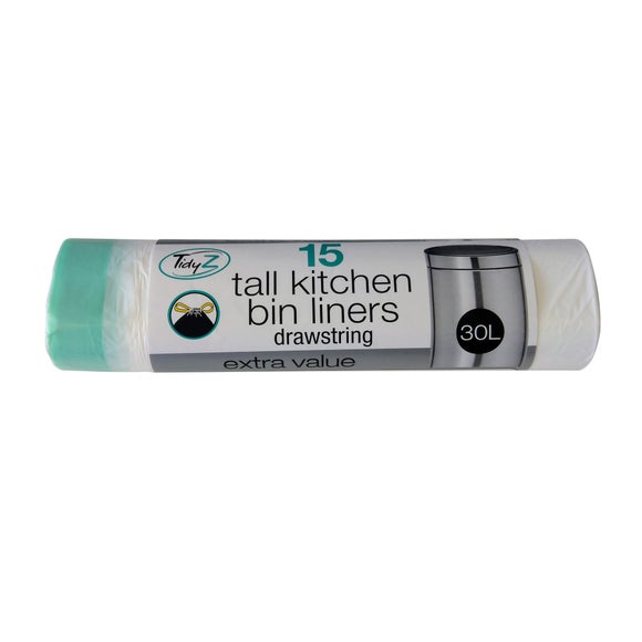 30l tall bin liners