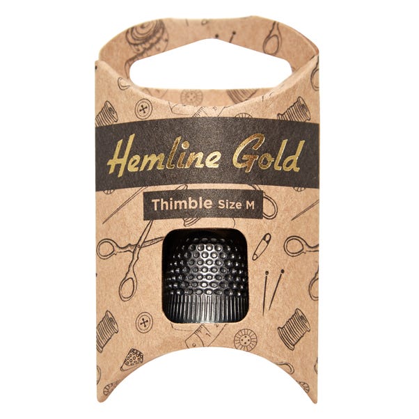 Hemline Gold Premium Quality Thimble image 1 of 3