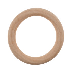 7cm Wooden Craft Ring