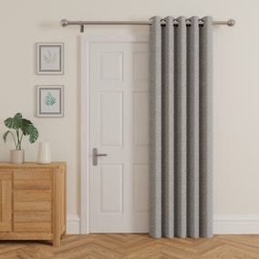 Dawson Grey Thermal Door Curtain