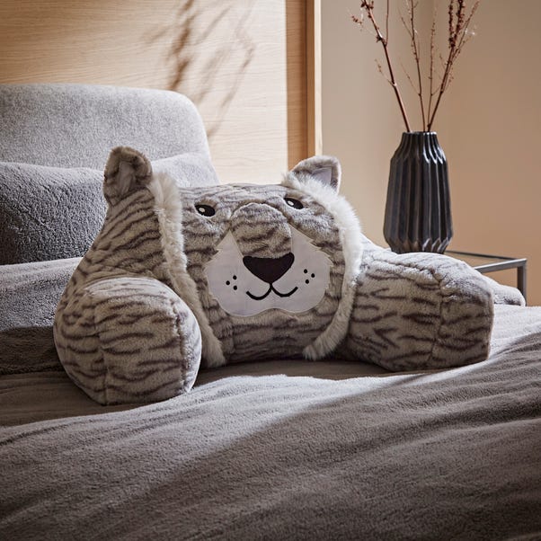 Tao the Tiger Cuddle Cushion Light Grey