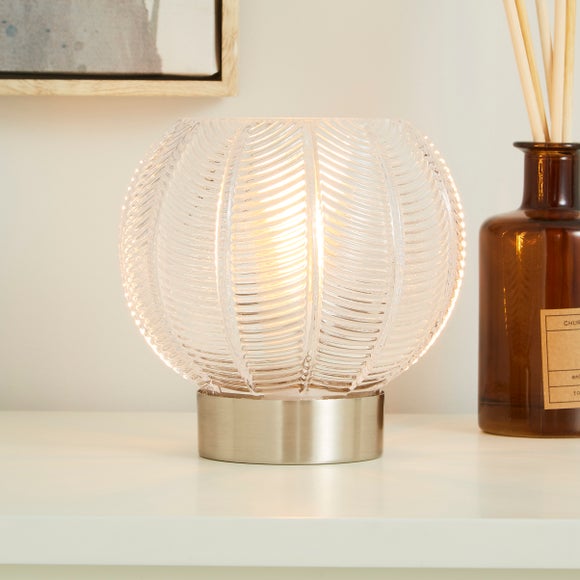 colleen green glass table lamp