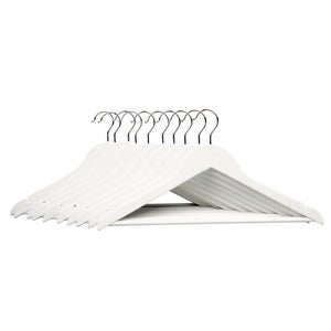 Pack Of 10 Wooden Hangers