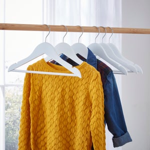 Pack Of 6 Kids Wooden Hangers