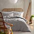 Appletree Luminia Silver 100% Cotton Duvet Cover and Pillowcase Set  undefined