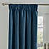 Wynter Teal Thermal Pencil Pleat Curtains  undefined