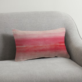 Washy Stripe 30x50cm Cushion Pink