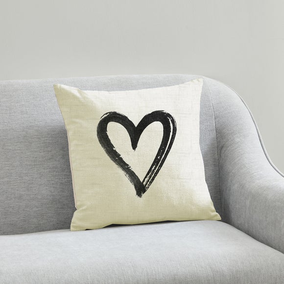Click to view product details and reviews for Painted Heart 43x43cm Cushion.