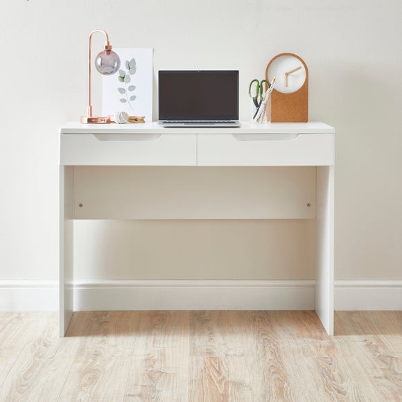 dunelm dressing table white