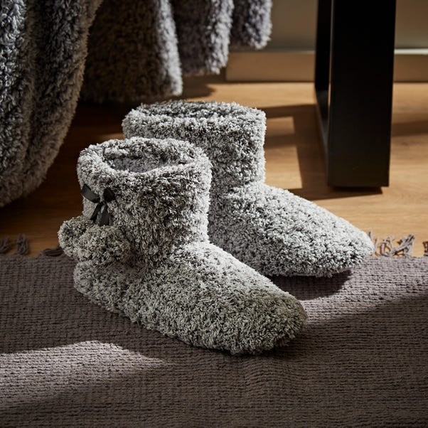 Teddy Bear Feather Soft Marl Boots  undefined